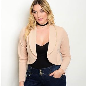 Beige cream jacket